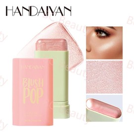 Handaiyan Matte Shimmer Blush Highlighter Stick Face Makeup Private Label Cosmetics Vegan Vendor Lightweight Waterproof - blush color: 1