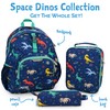 JAN & JUL Little Xplorers Kids' Backpack (Space Dinos, One
