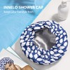 INNELO - Gorro de ducha de lujo, reutilizables, impermeables, para