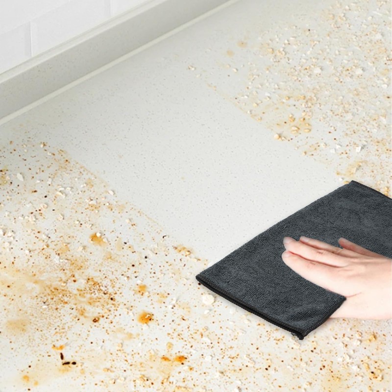 Shengxi Microfibre Cleaning Cloth, 8 Pieces, All-Purpose Microfibre Cloths, Streak-Free