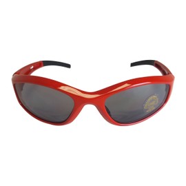 Retro Costume Sunglasses for 80s Hulk Hogan Costume-Red