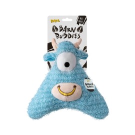 PetLove Barn Buddies Mooey Head Plush Squeaky Dog Toy