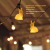 Bunny String Lights Easter Decoration Battery Operated Bunny Lamp Waterproof