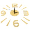 Wall Watch Decor, Wall Clock Sticker 3D Big Watch Decor