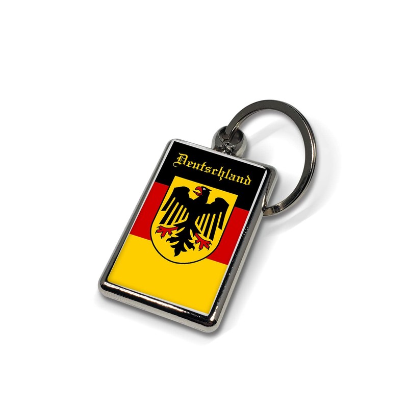 Apedes Germany Keychain Metallic Key Chain Keyring (Germany)