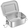 WELLGRO Stainless Steel Square Containers - 550 ml 850 ml