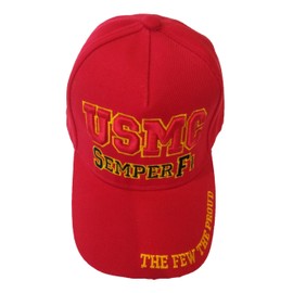 Agusta Sportswear U.S. Marine, USMC Semper Fi, red hat