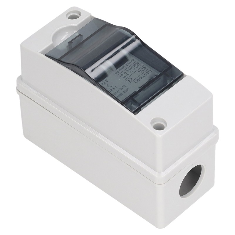 PV Solar Disconnect Switch 2P 40A IP65 Waterproof PA66 Shell