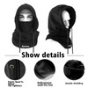 Samione Balaclava, Balaclava Beanie Kapuze Fleece Mütze Wintermütze Motorrad Biker