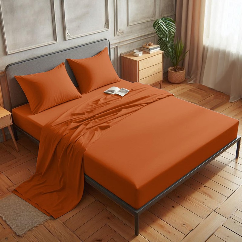 Aspire Homeware Single Fitted Sheet - 25 cm Deep Hotel
