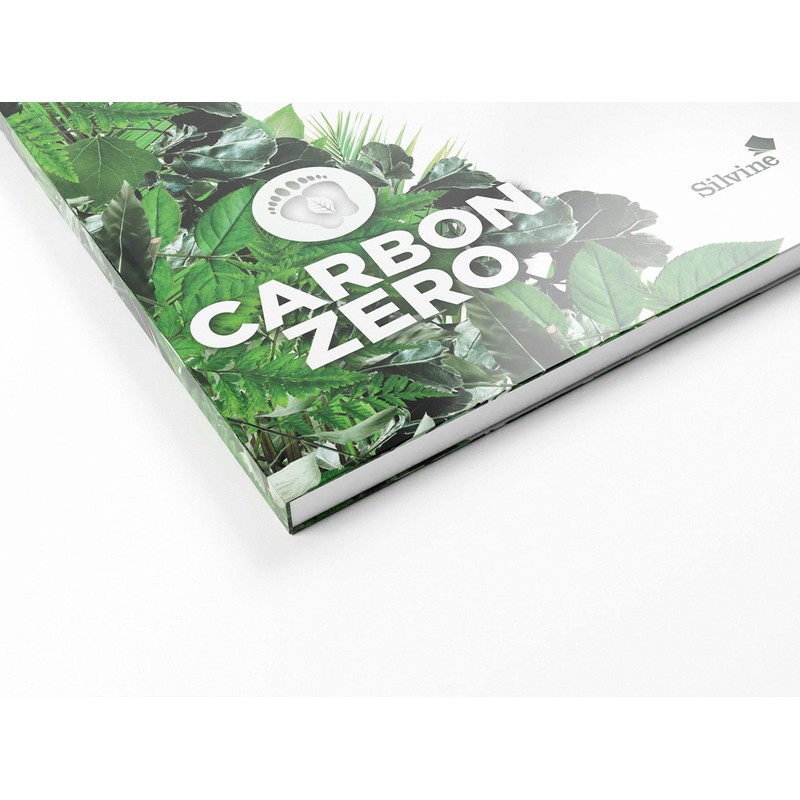 Silvine Premium A4 Carbon Zero Hardback Notebook - Lined (128