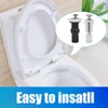 Toilet Seat Fixed Screw, 4 Pieces Toilet Seat Attachment from