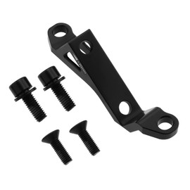 LT Easiyl 1 Set Bicycle Brake Caliper Mounting Adapter Bicycle Post to Flat Mount Adapter with Screw Set Bicycle Disc Brake Mounting Bracket for Mountain Bikes and Road Bikes Black