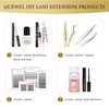 QUEWEL Lash Clusters Glue 6ml Cluster Lashes Glue Black Eyelash