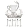 Swan Shape Dinnerware Set Light Luxury Exquisite Elegant Swan Shape