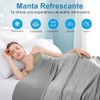 Cooling Blanket Suave Cómodo Cobija Enfriamiento Adecuado Personas Calor Dormir