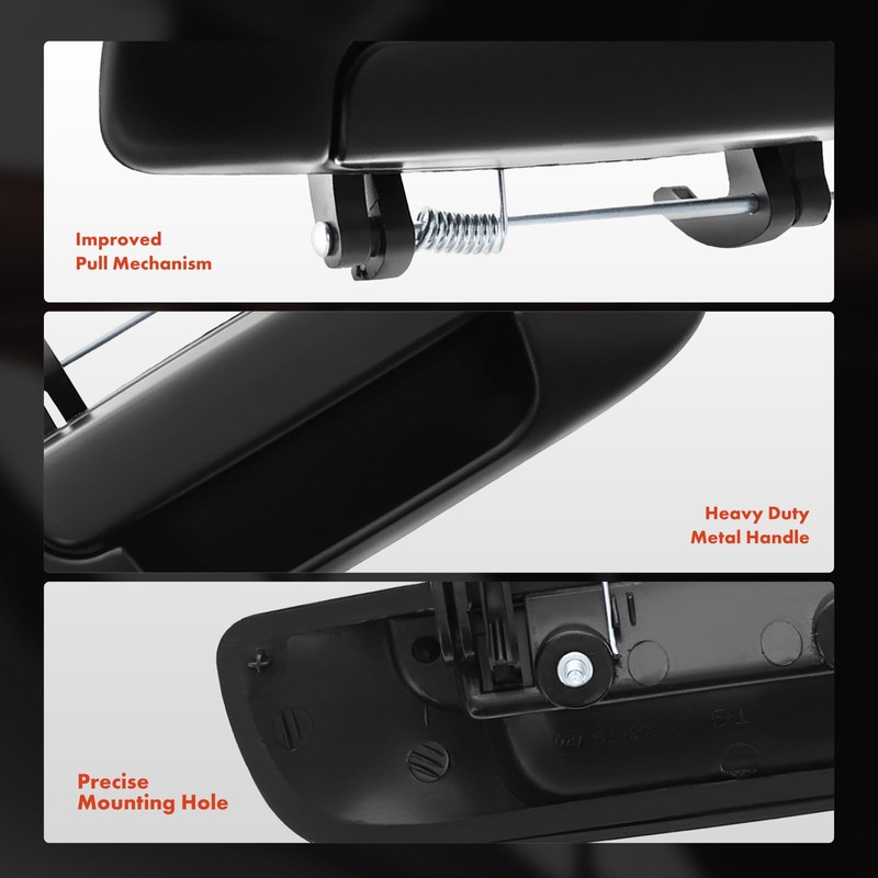 A-Premium Upgraded Metal Tailgate Handle Liftgate Latch Handle Compatible with