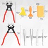 Worldity 19 Pcs Mosaic Tools Kit, Heavy Duty Glass Mosaic
