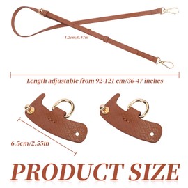 behone Handbag Strap, Shoulder Strap, Adjustable Shoulder Strap, Leather Shoulder Strap, Shoulder Strap for Longchamp, Leather Shoulder Strap for Mini Bags, No-Punch & Adjustable