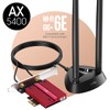 Cudy AX3000 WiFi 6 PCIe Adapter, Bluetooth 5.0 PCIe Card,