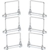 Perno di sicurezza 6 pezzi, coppiglie quadrate rettangolari, 6x60 mm