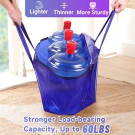 FabSpace Moving Storage Bags Heavy-Duty with Zippers and Reinforced Handles, Moving Supplies Packing Boxes for Moving, Storing, Saving Space, Blue Plastic Storage Totes 125L 4 Pack