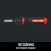 CRAFTSMAN Ratcheting Screwdriver, SpeedDrive, 2” Double Ended Bits Included, Handle