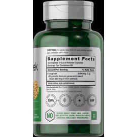 Horbäach Fenugreek Capsules 3000mg | 150 Count | Non-GMO & Gluten Free | by Horbaach