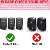 Simocky Key Fob Cover with Diamond Keychain for Lexus Car