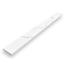 Threshold.Shop Custom Size | Calacatta Engineered Marble Threshold | Shower Curb Top for Schluter Kerdi Board, Tile Redi Shower Pan System, Backsplash, Jambs, Fireplaces.