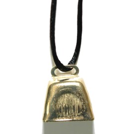 Jazzworks,LLC Gold Tone Cowbell Cow Bell Necklace (N015)