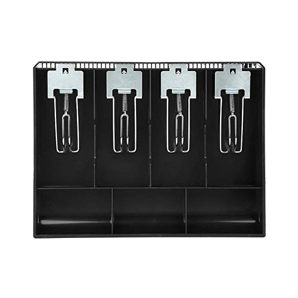 Cash Drawer Register Insert Tray Replacement Cashier with Metal Clip