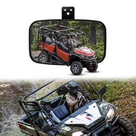 SLORIMOD Foldable Convex Rearview Center Mirror for Honda Pioneer 1000-3 1000-5 1000-6 2016-2025 Accessories, Wide Angle High-definition Mirror with Adjustable Pivot
