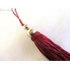 Penbrice Interiors Silver Orbs key tassel 10cm + 4cm loop