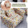 LATRAT Dollhouse Sofa, 1:12 Dollhouse Miniature Furniture Model Cloth Floral