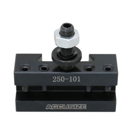 Accusize Industrial Tools Axa Turning and Facing Holder, Working with 1/2'' Turning Tools, Quick Change Tool Holder, Style 1, 0250-0101