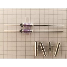 NEC SCHOTT Thermal Fuse Cutoff SEFUSE SF76E 77°C 10A 250V (Pack of 2) w/4 Butt Connectors