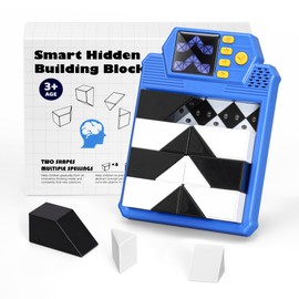 ZIKAQUQI 3D Brain Teaser Puzzle Games | 210 Challenges Color & Shape Logic Building Blocks Puzzle | STEM Mind Game for Kids 8-12,Boys & Girls & Adults for Family