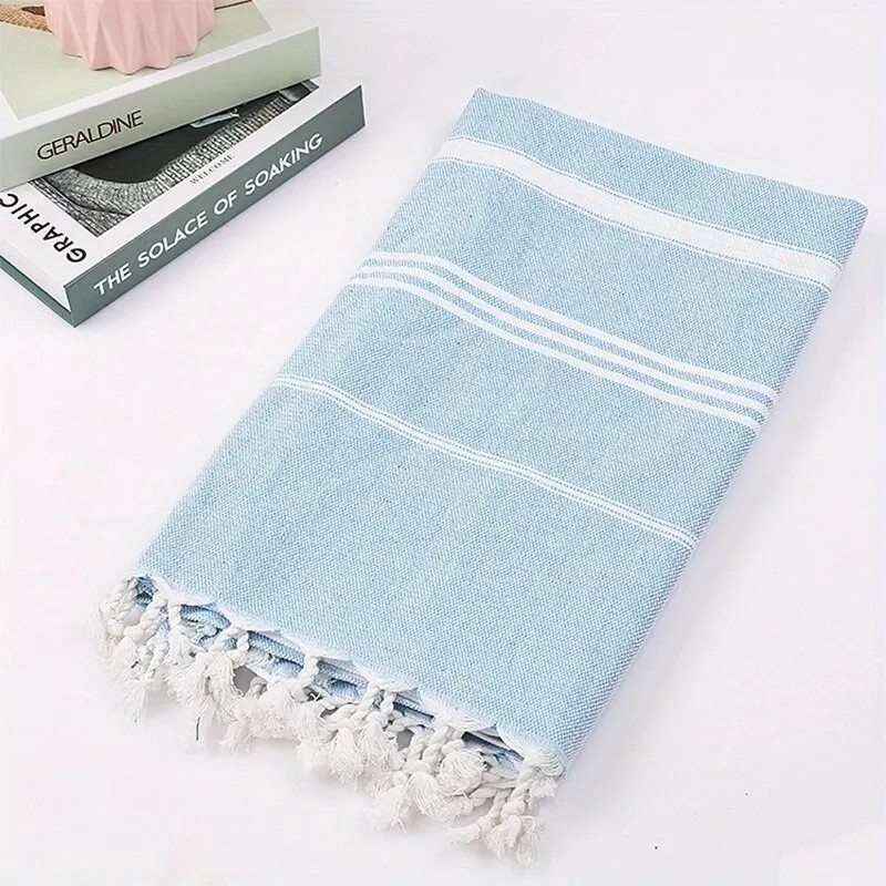 Turkish Beach Towel for Adults – Oversized Quick-Dry Cotton Towel