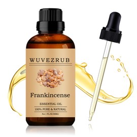 Wuvezrub Frankincense Essential Oil 30ML - 100% Pure and Natural Oils for Aromatherapy Diffuser - 1 Fl Oz/Frankincense