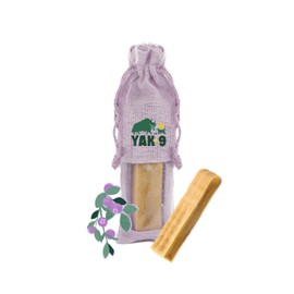 YAK9 Cheese Dog Chews, High Protein Dog Treats, Natural, Rawhide Free, Long Lasting Dog Chews with Vitamin C, Iron, Calcium & Magnesium, Dog Treats for Large Breeds Under 100 Lbs, Blueberry, 1 Piece