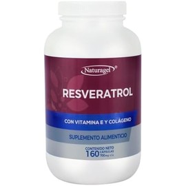 Resveratrol  Resveratrol con Vitamina E y Colageno Hidrolizado  Capsulas Softgels de 700 mg  Suplemento Antioxidante Premium  Naturagel