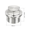 PATIKIL M30x1.5 Male Plug, 1 Pack Waterproof Dustproof 304 Stainless