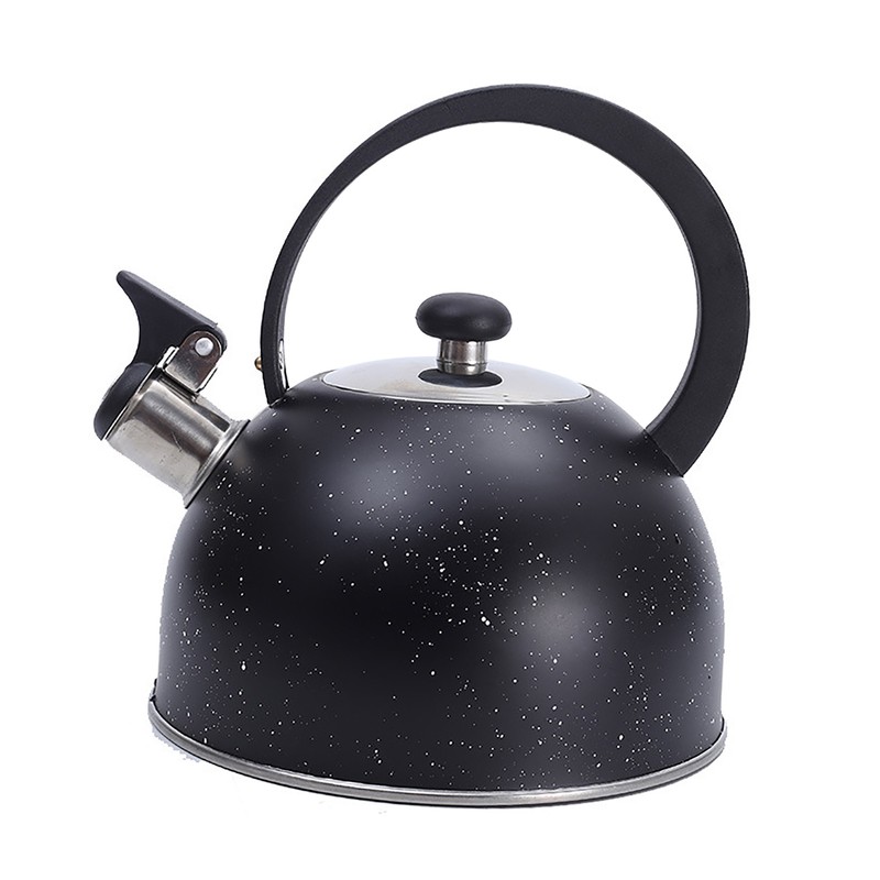 Whistling Kettle Stainless Steel Large Diameter Spout Moon Shape Handle
