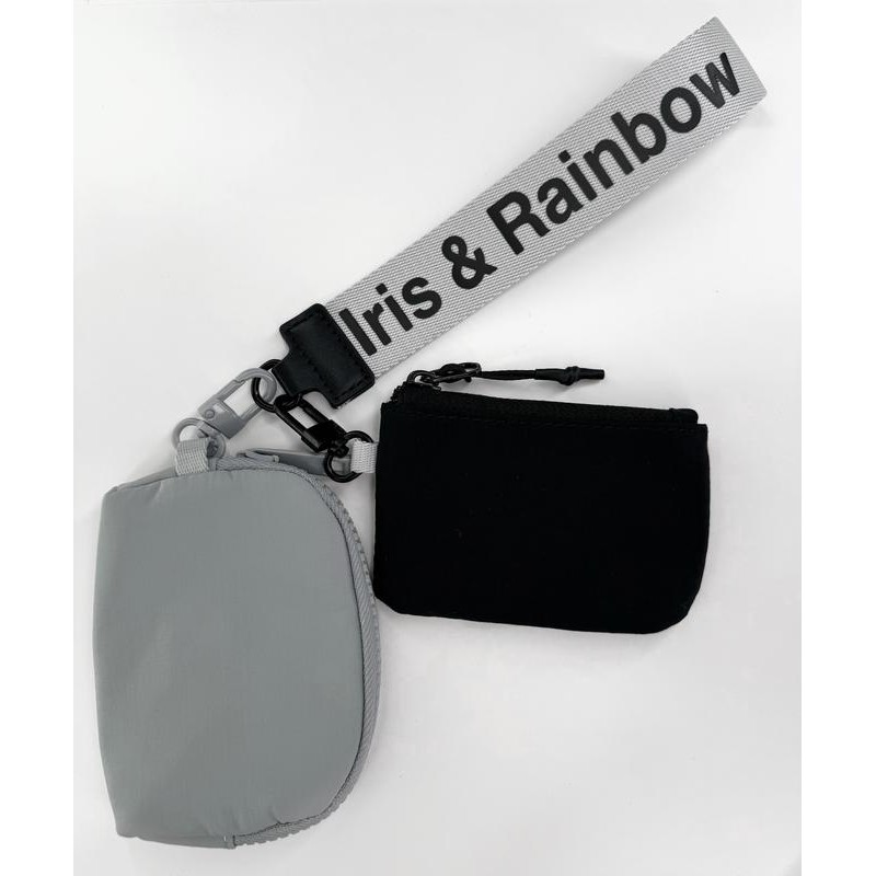 The Iris Pouch Wristlet (#8049-2) Simplify Your Routine:_Mint Green/White
