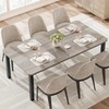 78.7" Long Dining Table for 6-8 Person, Industrial Kitchen Dining