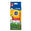 LYRA Groove Slim Wooden Colouring Pencils, 12 Pieces in Assorted