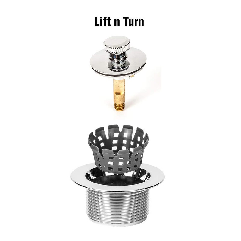 PF WaterWorks PF0951-ORB Universal Lift n Turn, (Twist Close) Bath