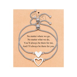 D Dongjiangjin Gift Friendship Bracelet Mtching Best Friend Birthday Gifts for Women Special Friends Female Bff 2