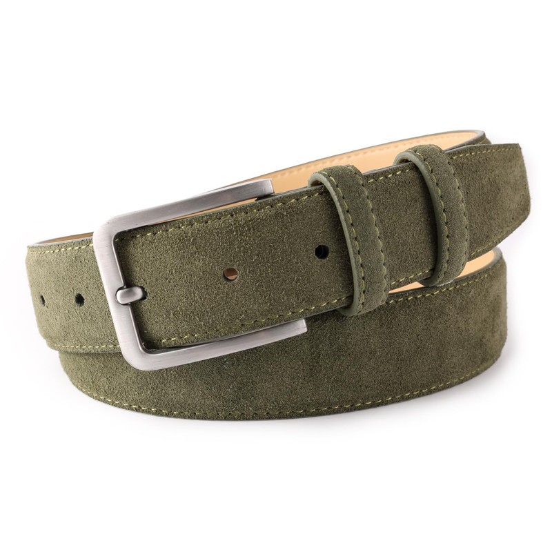 Men's Belt Casual Genuine Leather Suede Belts for Men 1